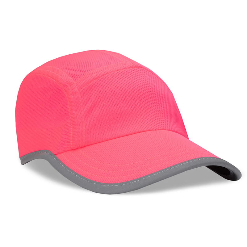 Headsweats Reflective Race Day Cap (Neon Pink)