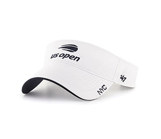 US Open Cross Court Visor (M) White