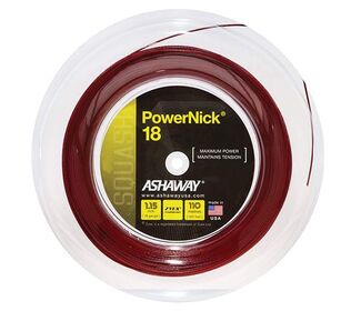 Ashaway Powernick 18g Squash Reel 360' (Red)