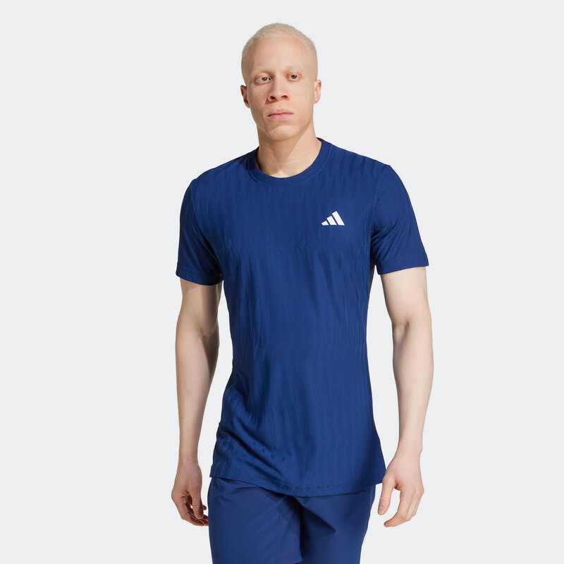 adidas Freelift Tee (M) (Dark Blue)