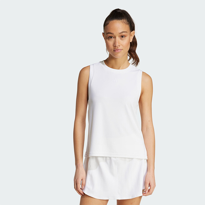 adidas Match Tank (W) (White)