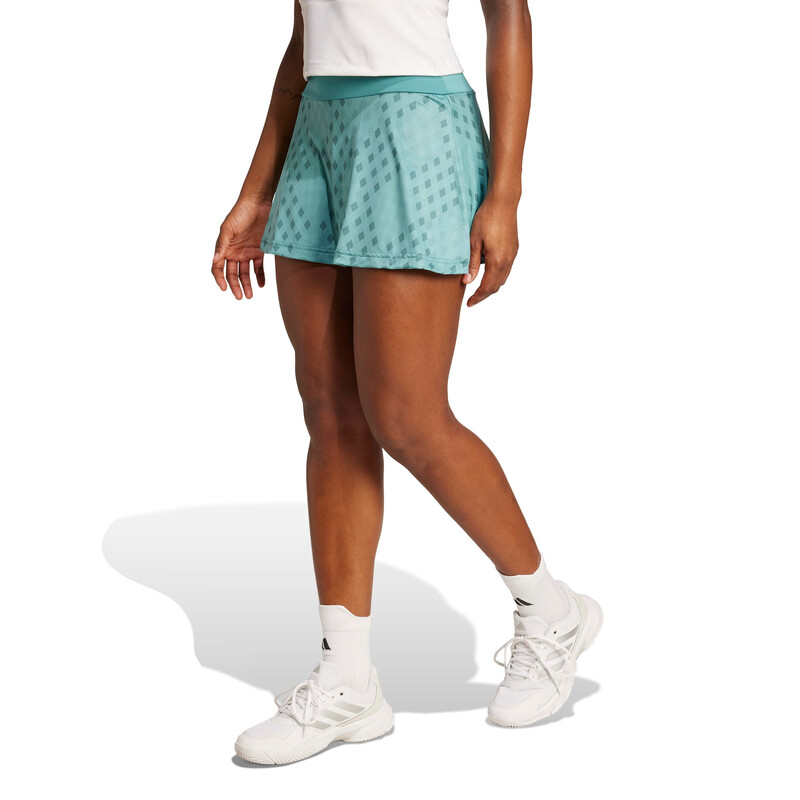 adidas Club Graphic Skirt (W) (Powder Teal)