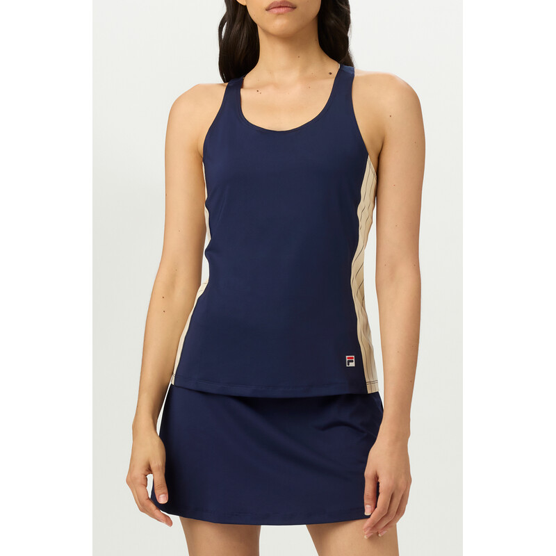 FILA Performance Iconic Racerback Tank (W) (Navy)