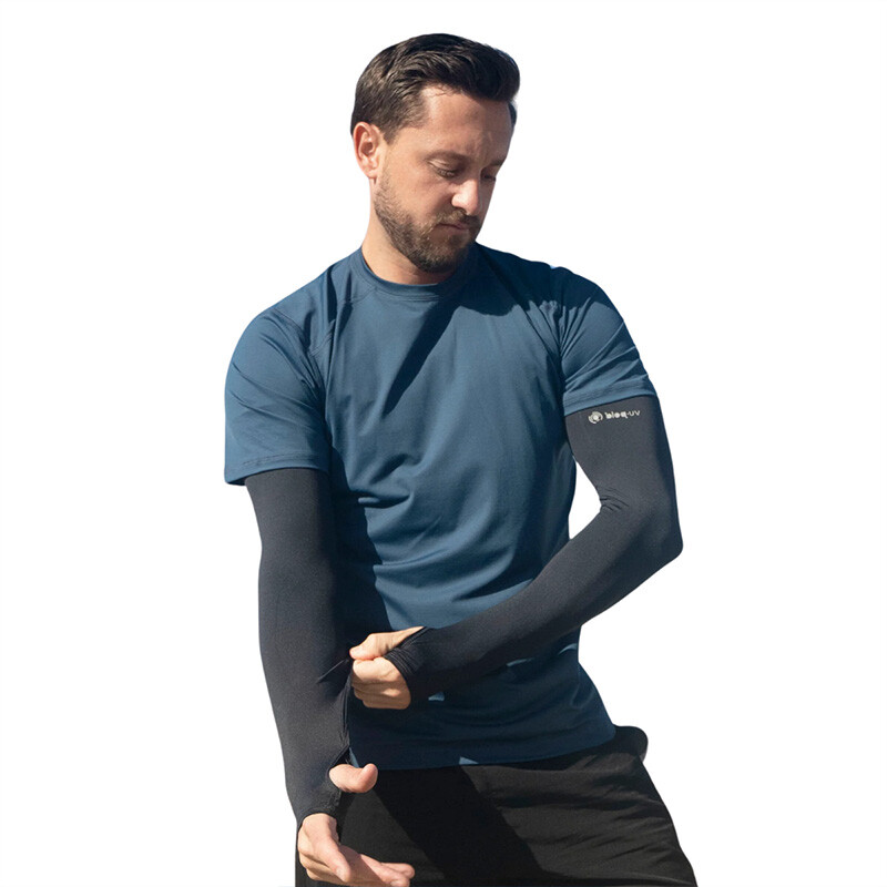 BloqUV Short Sleeve Crew (M) (Midnight Blue)