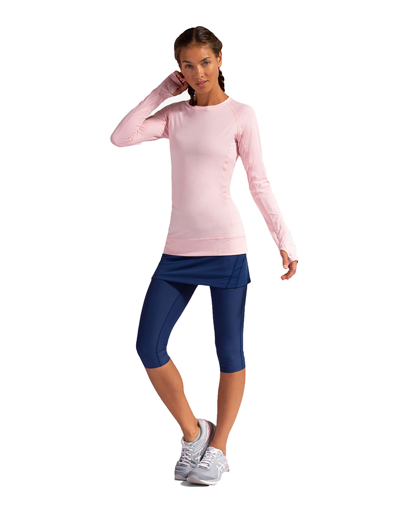 BloqUV Long Sleeve Pullover (W) (Pink)