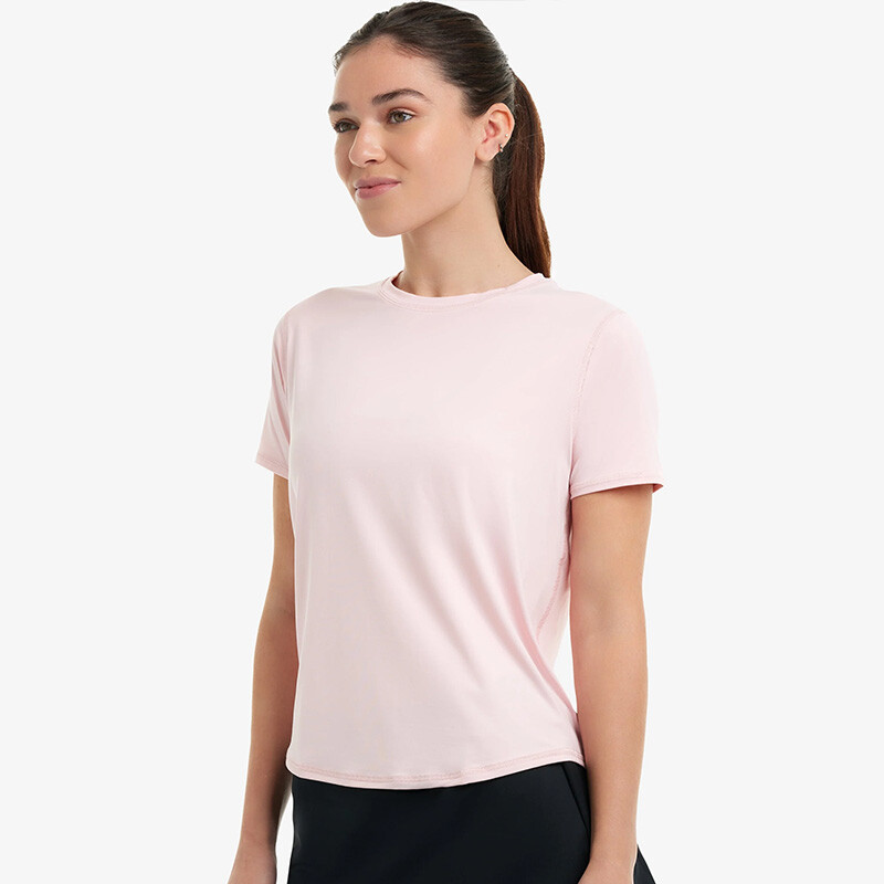 BloqUV Relaxed Short Sleeve Crew (W) (Pink)