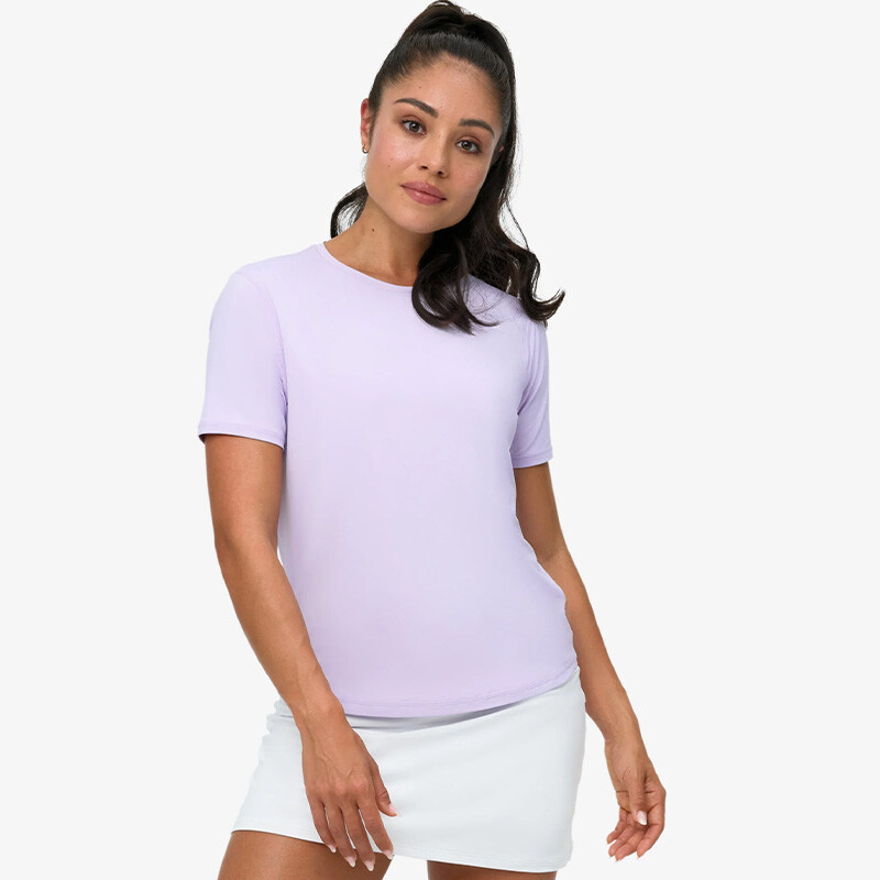 BloqUV Relaxed Short Sleeve Crew (W) (Lavender)
