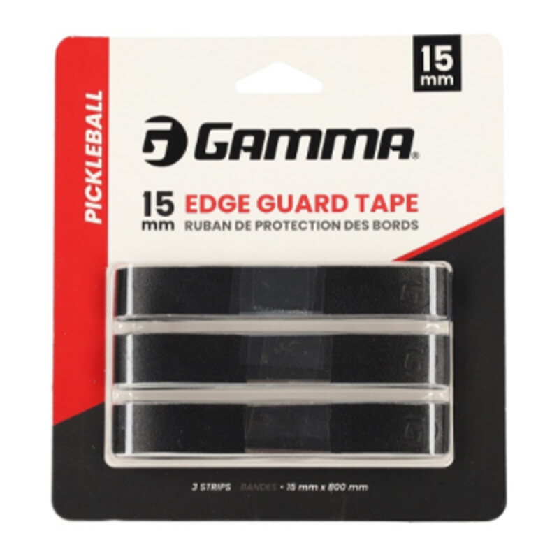 GAMMA 15mm Pickleball Edge Guard Tape (3x) (Black)