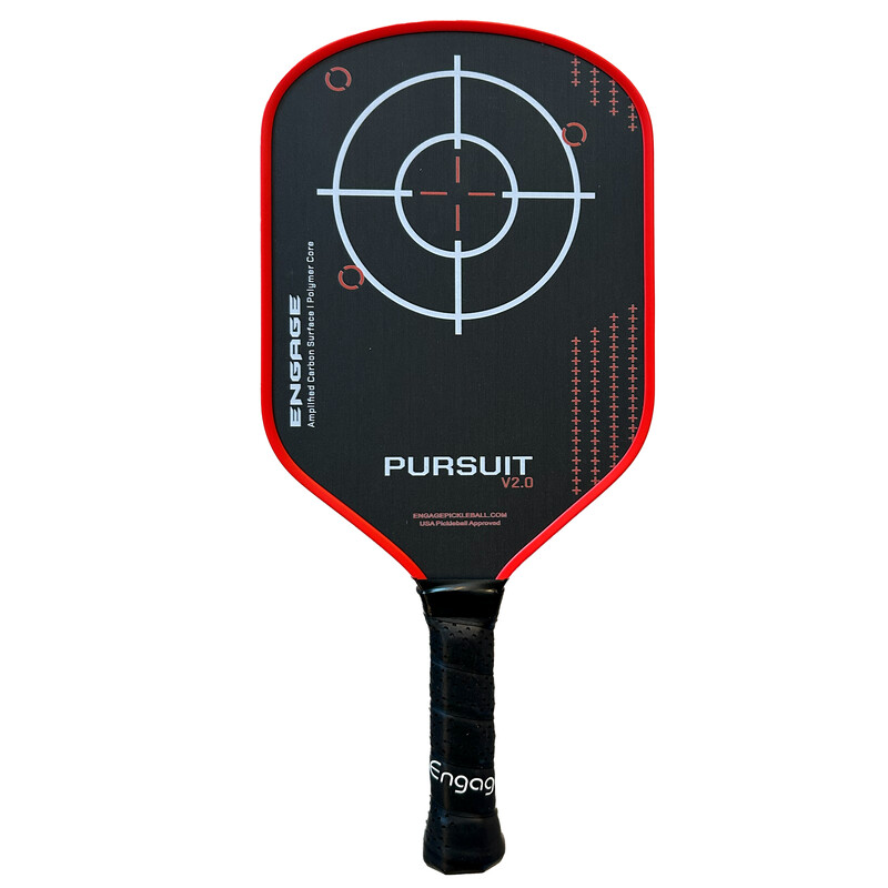 Engage Pursuit V2.0 Pickleball Paddle (Red)