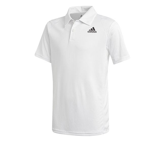 adidas Boys Club Polo (White)