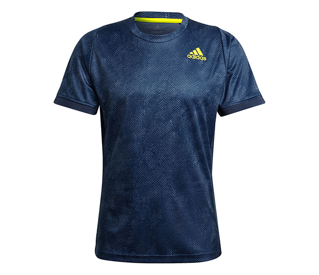 adidas Freelift Primeblue Printed Tee (M) (Navy)