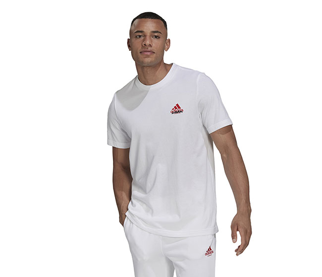 adidas Tennis Graphic Wimbledon Tee (M) (White)