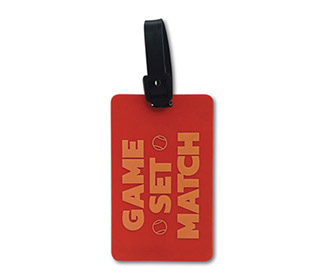 Game Set Match Bag Tag (1x)