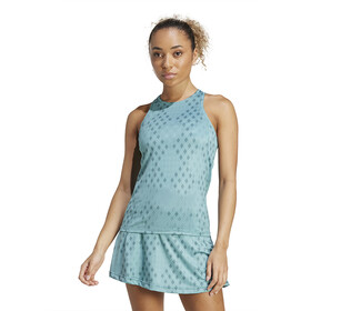 adidas Club Graphic Tank (W) (Powder Teal)