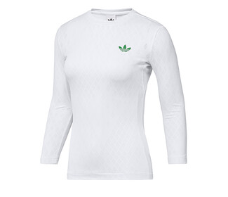 adidas 3/4 Sleeve Top Pro (W) (White)