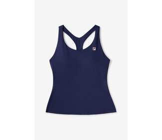 FILA Essentials Racerback Tank (W) (Navy)