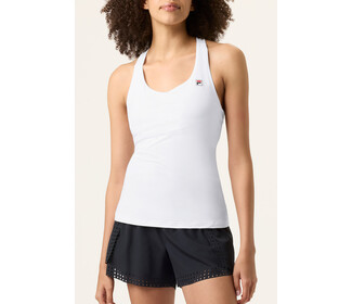FILA Essentials Racerback Tank (W) (White)