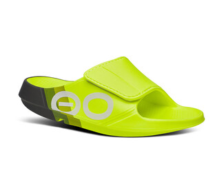 OOfos OOahh Unisex Sport Flex Slide (Electro Rally)